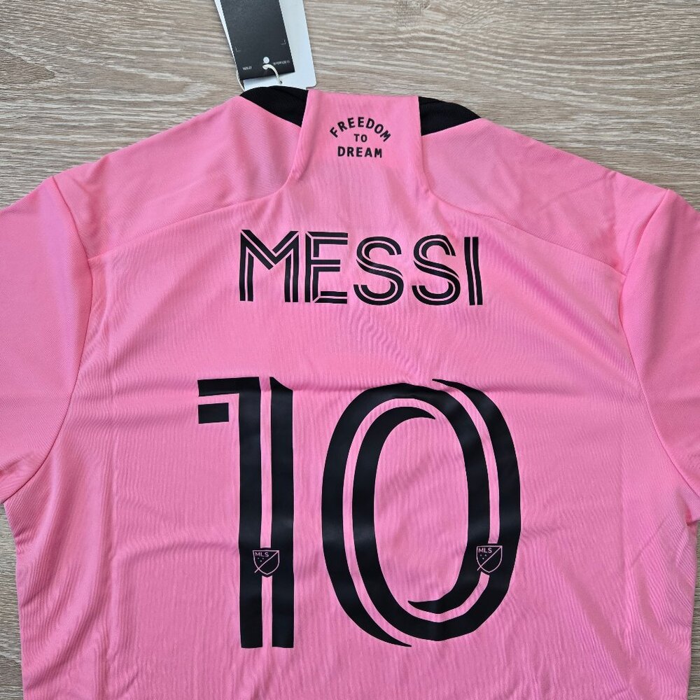 Adidas Inter Miami CF Messi Home Soccer Jersey Medium Official $130 New With Tag - Picture 11 of 17